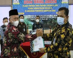 Sertijab Pejabat Eselon IIb dan Camat 