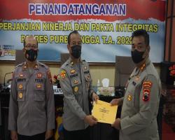 POLRES PURBALINGGA GELAR PENANDATA