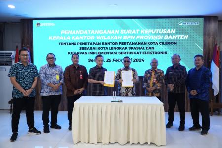 KANWIL BPN PROVINSI BANTEN TETAPKA