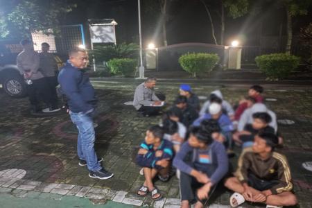 Polsek Sapuran Amankan 15 Pelaku Peran