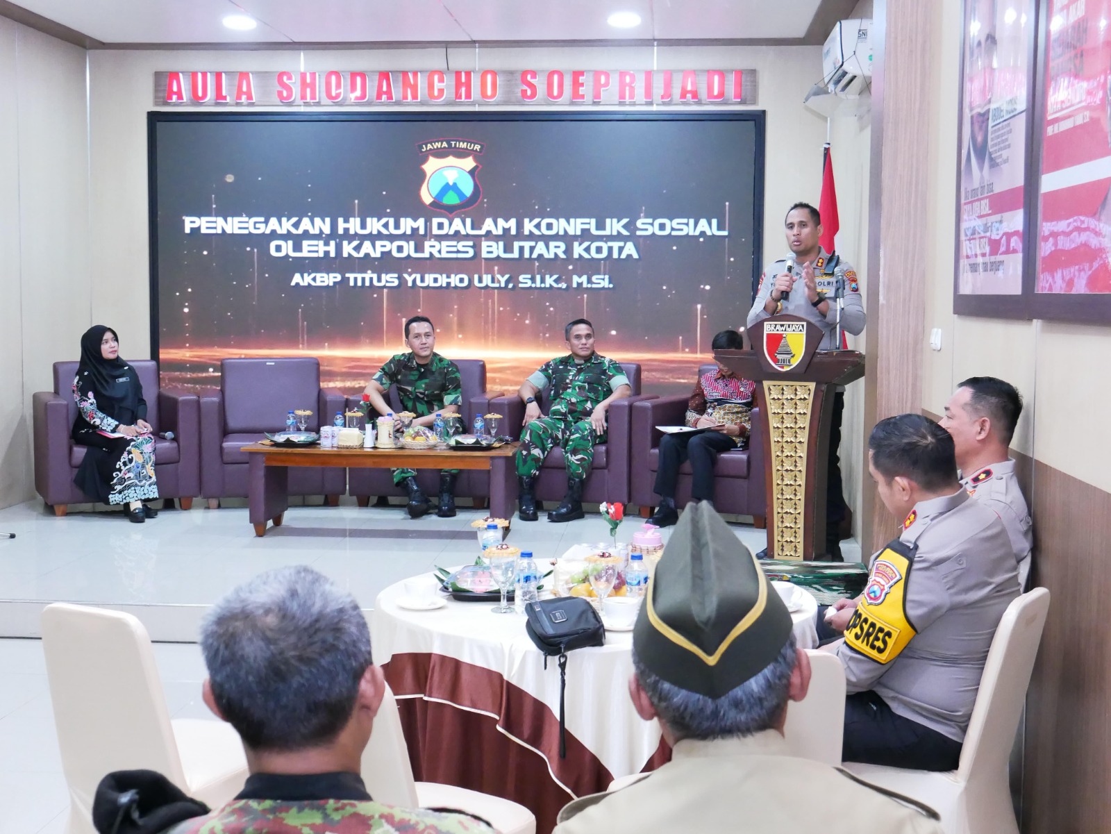 Binkom Cegah Konflik Sosial Kodim 0808 Perkuat Stabilitas Dan Kondusifitas Wilayah