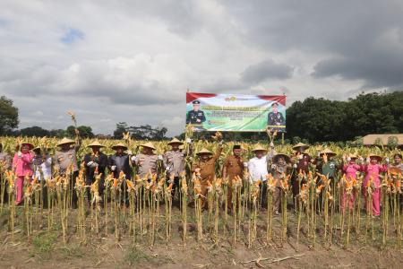 Perkuat Ketahanan Pangan Polres Blitar