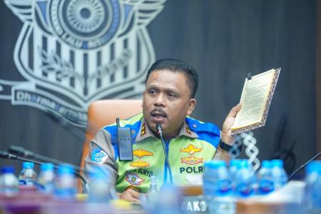 Korlantas Hentikan Sementara P