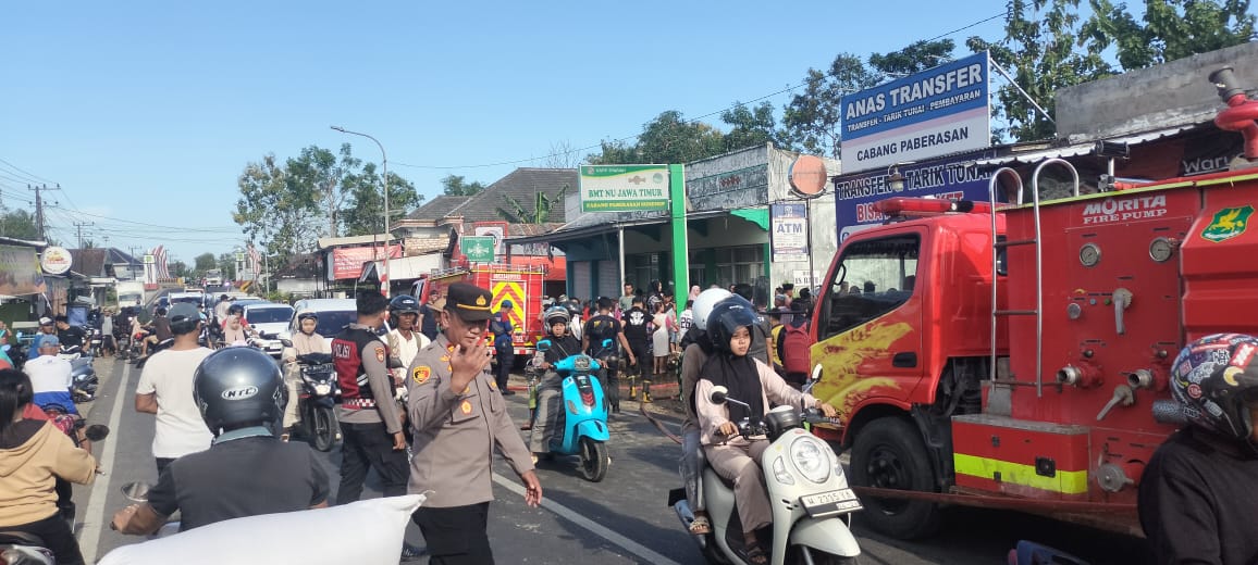 Kebakaran Toko Laundry di Pasar Jengara, Seorang Karyawati Meninggal Dunia