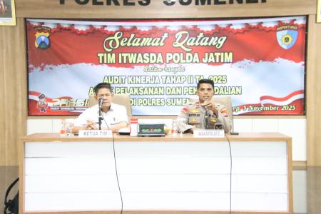 Tim Itwasda Polda Jatim Lakukan Audit 
